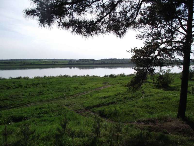 Вид от Иткаринского водопада на Томь.